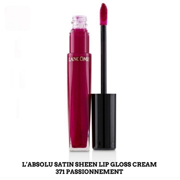 Lancome Other - LANCOME L’ABSOLU SATIN SHEEN LIP GLOSS CREAM - 371 PASSIONNEMENT
